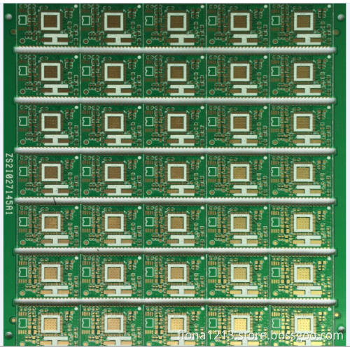 PCB with half holes plated